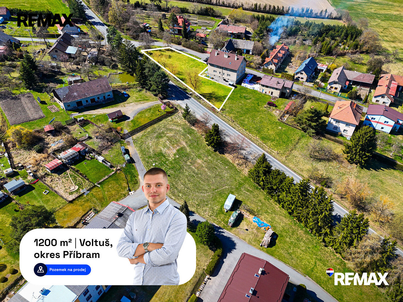 Prodej stavebního pozemku 1 200 m²