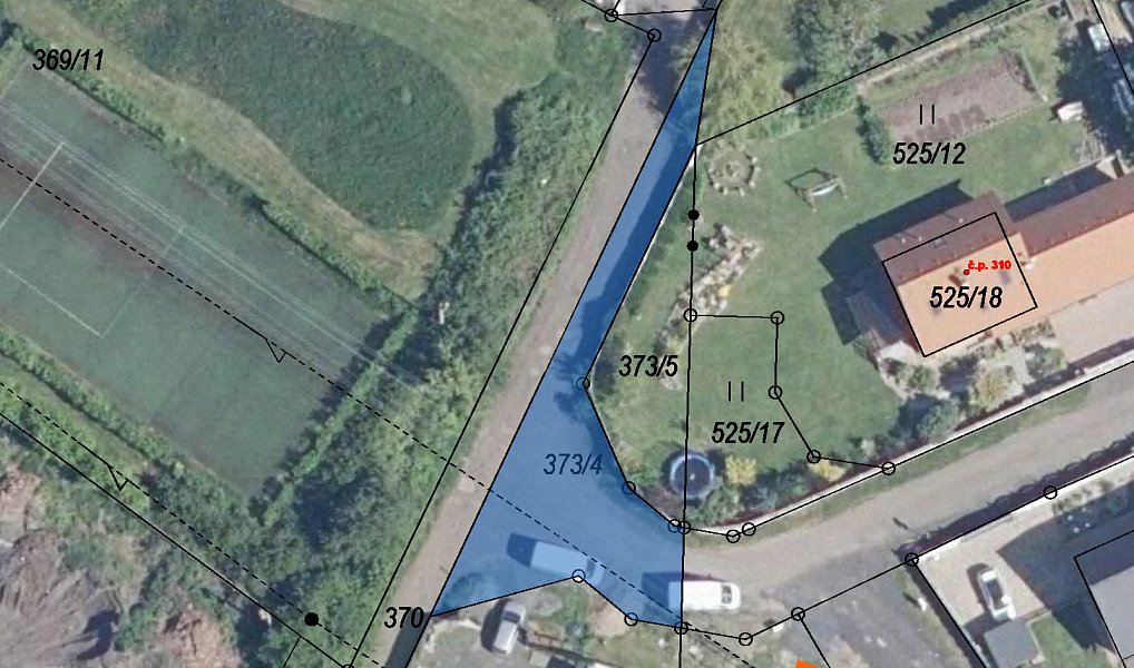 Prodej komerčního pozemku 300 m², Dubí – fotka 1 z 3