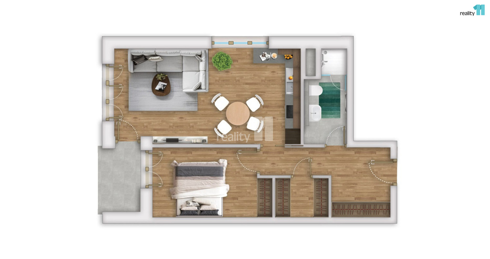 Prodej bytu 2+kk 61 m² — photo 3
