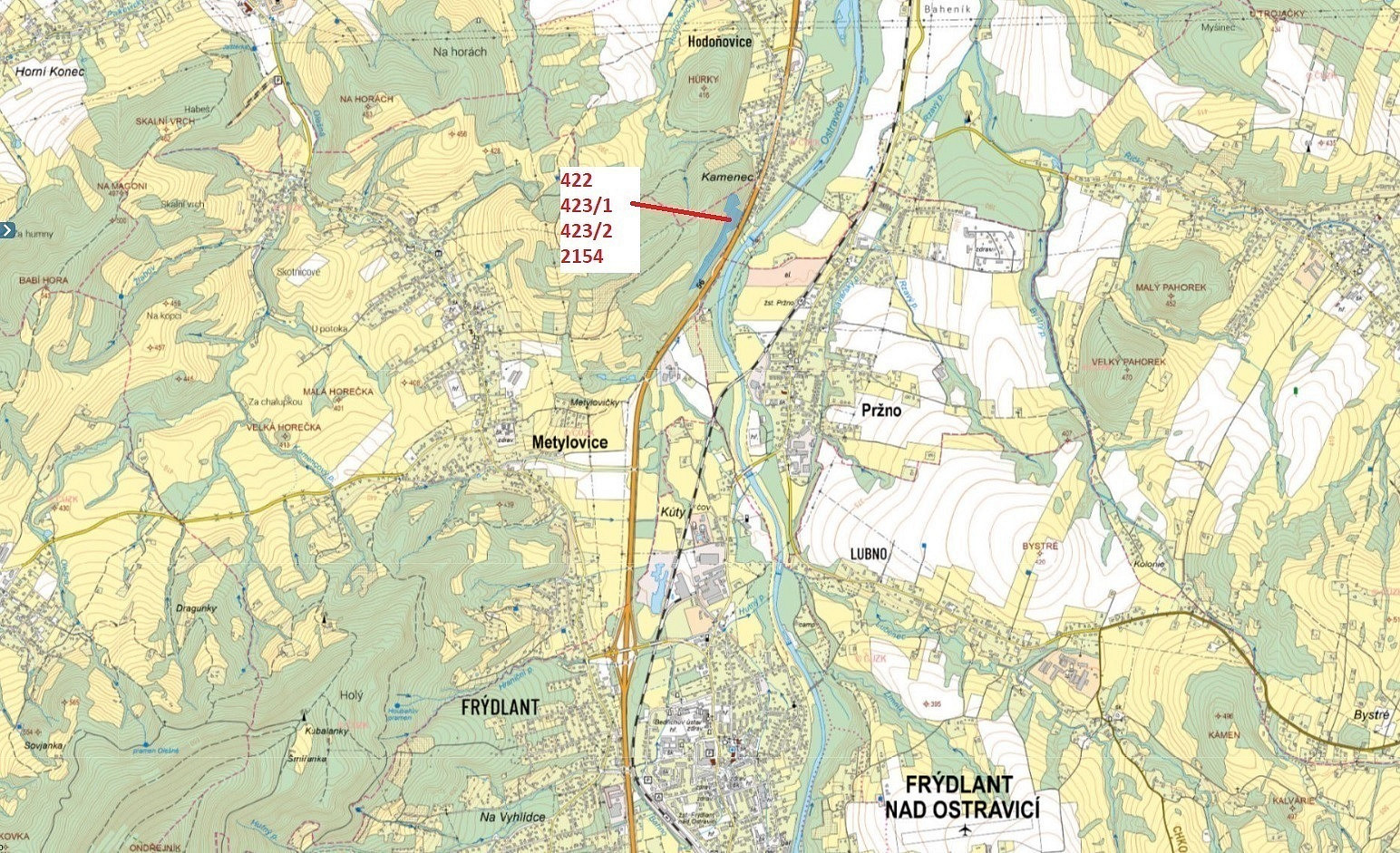 Dražba lesa 49 039 m²