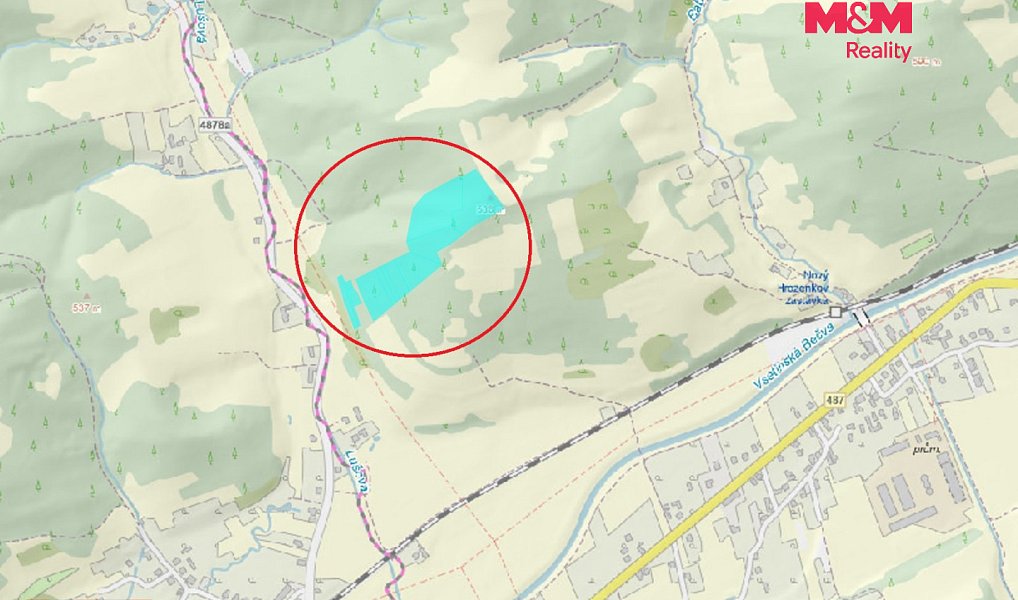Prodej lesa 32 112 m², Nový Hrozenkov – náhled fotky 3