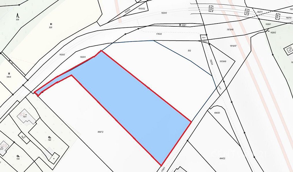 Prodej stavebního pozemku 5 420 m², Hrabyně – náhled fotky 3