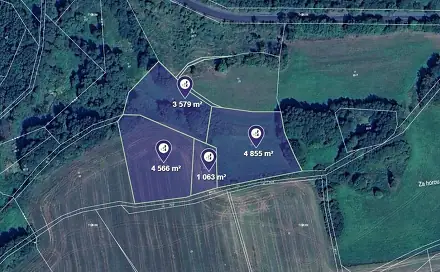 Prodej louky 14 063 m², Životice, okres Plzeň-Jih