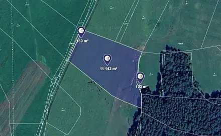 Prodej louky 2 283 m², Stachy, okres Prachatice