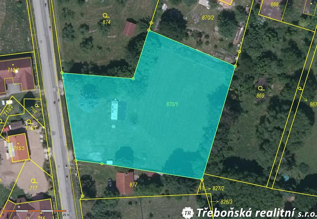 Prodej stavebního pozemku 2 592 m² – fotografie 2