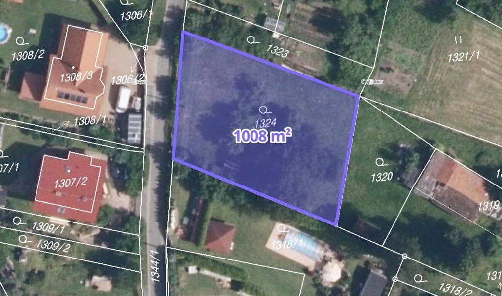 Prodej stavebního pozemku 1 008 m², Vikýřovice – náhled fotky 3
