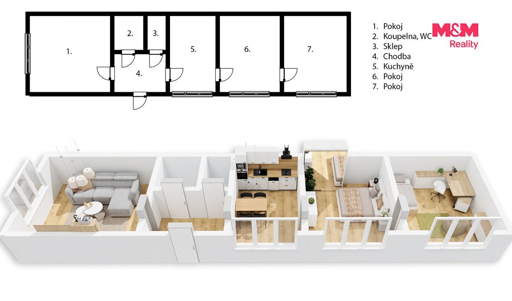 Prodej domu 120 m² s pozemkem 325 m², Chornice – náhled fotky 29