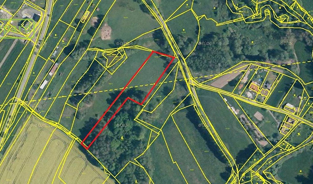 Prodej pole 4 674 m², Trhové Sviny – náhled fotky 2