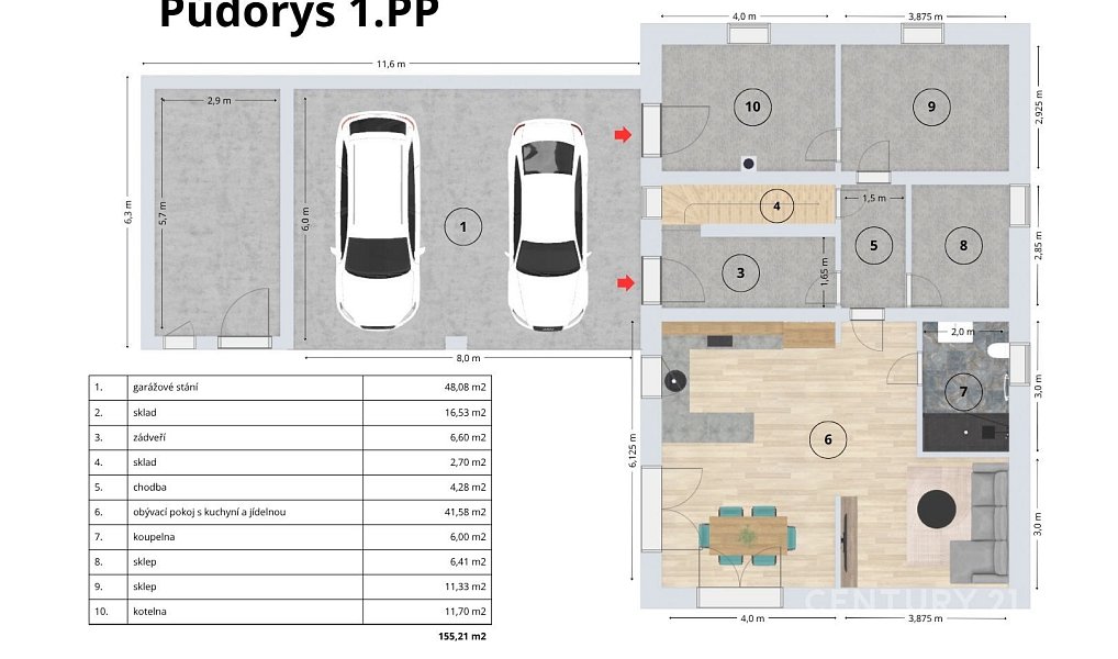 Prodej stavebního pozemku 1 992 m², Komorní Lhotka – náhled fotky 3