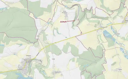 Dražba pozemku 682 m², Střížov