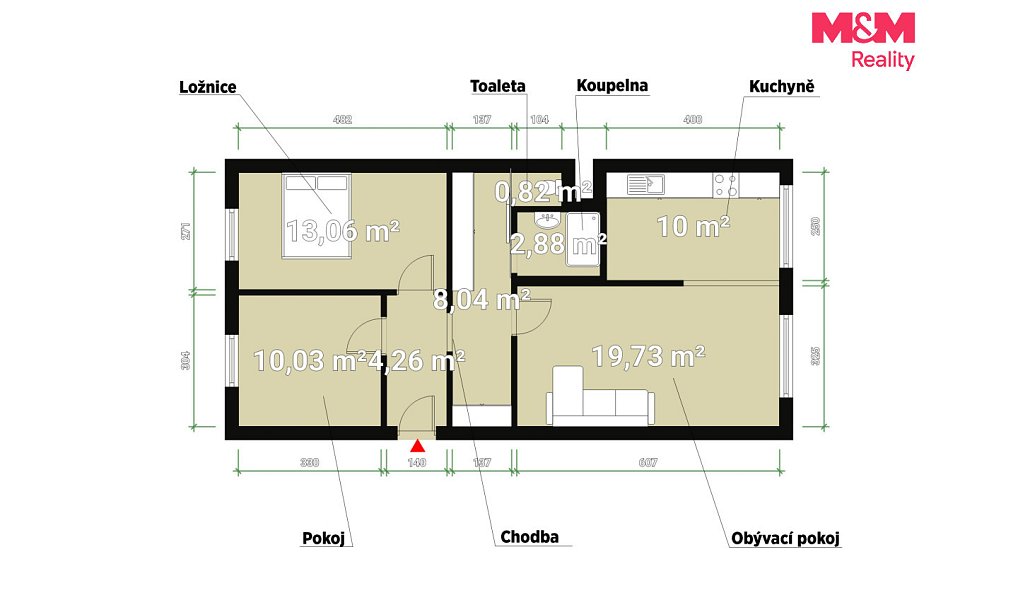 Prodej bytu 3+1 69 m², Praha – náhled fotky 11
