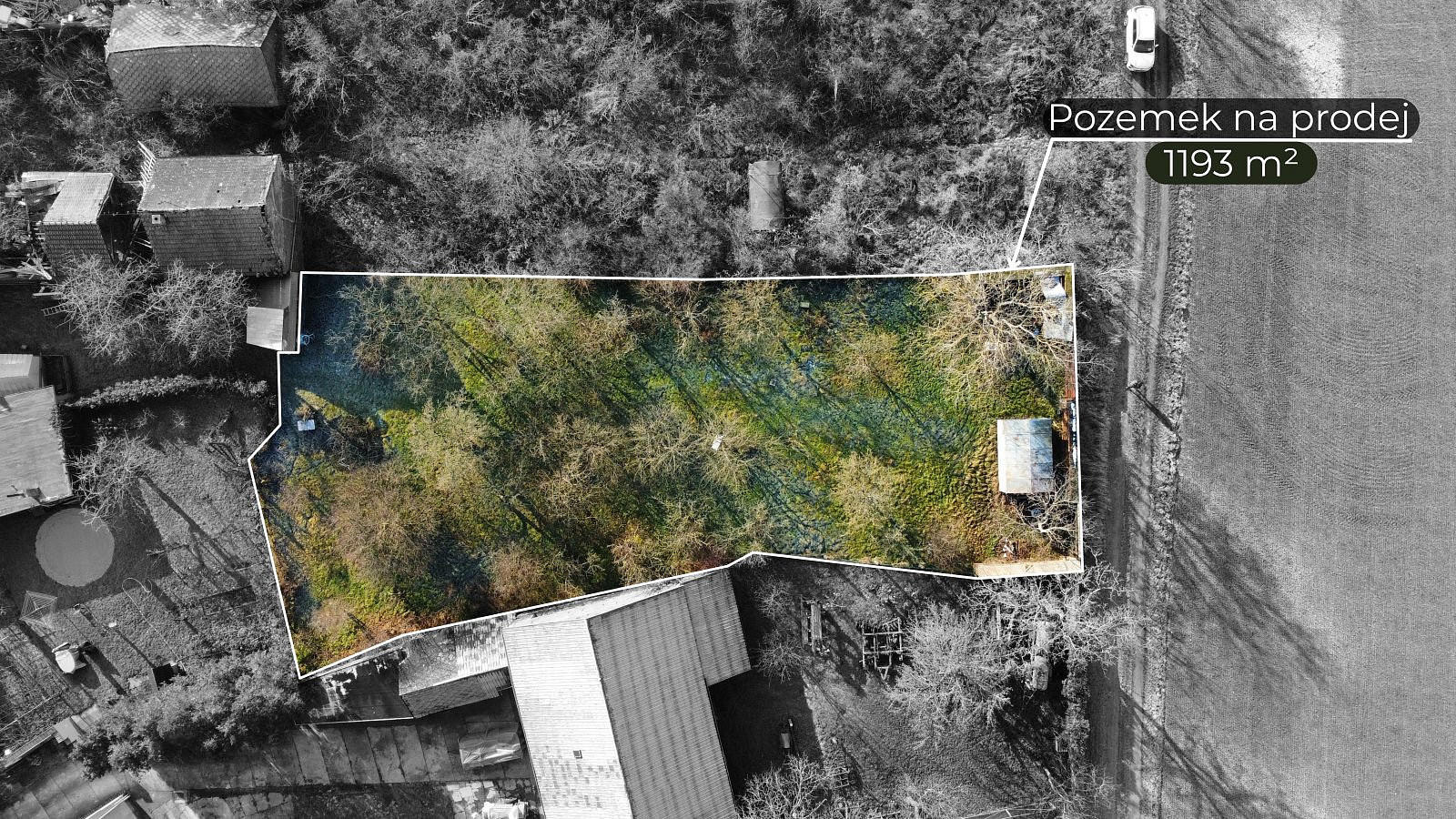 Prodej stavebního pozemku 1 193 m²