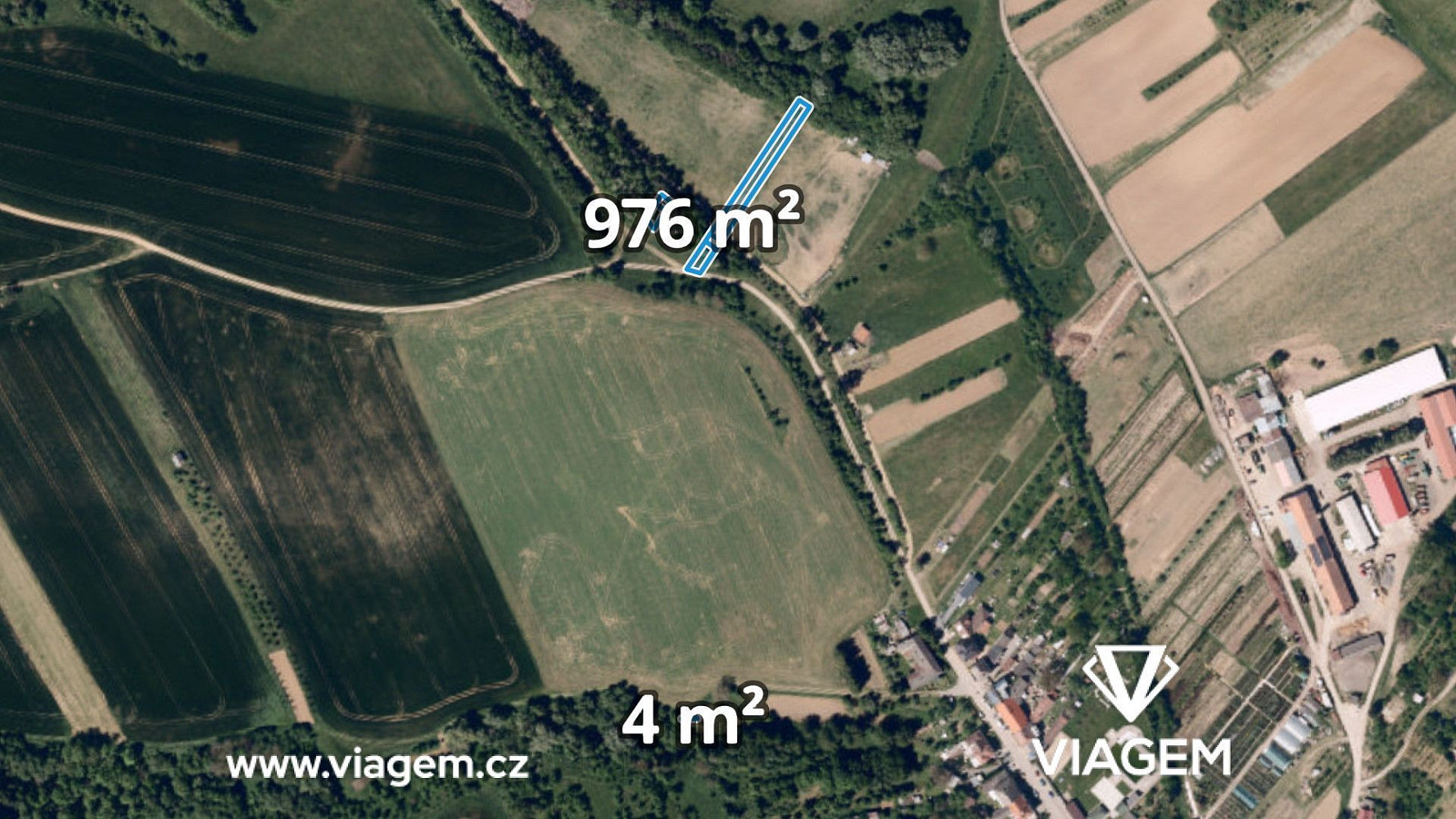 Prodej pole 980 m²