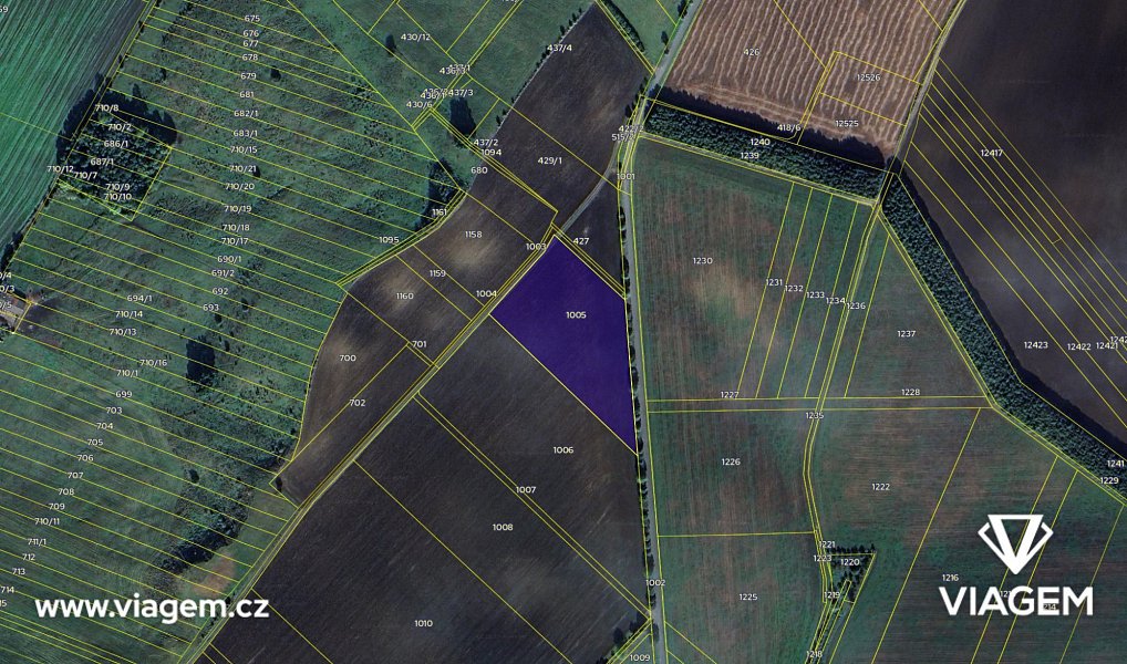 Prodej pole 309 m², Struhařov – náhled fotky 4