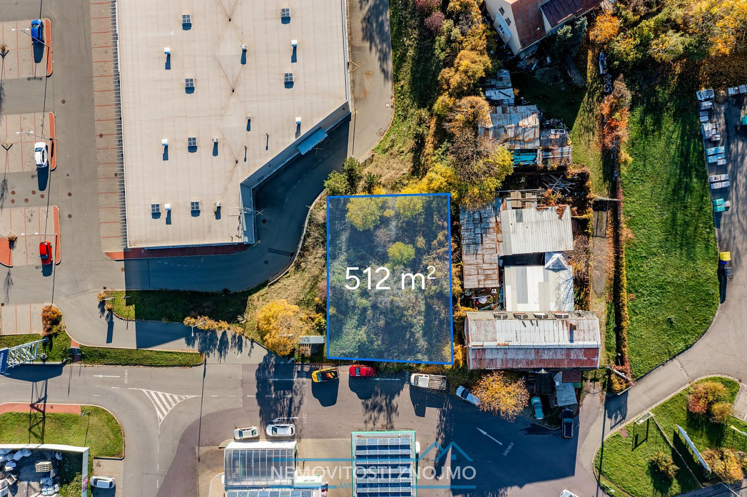 Prodej komerčního pozemku 512 m² – fotografie 3