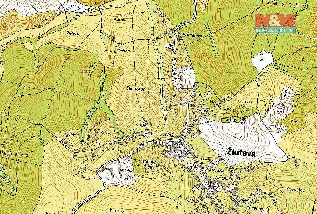 Prodej louky, 1302 m², Žlutava – další