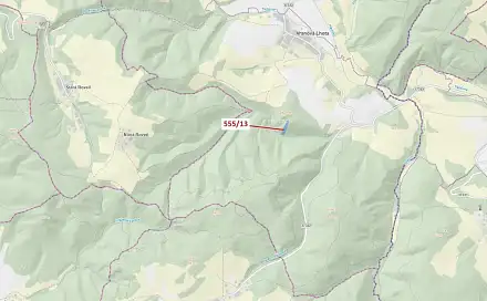 Dražba lesa 5 798 m², Vranová Lhota