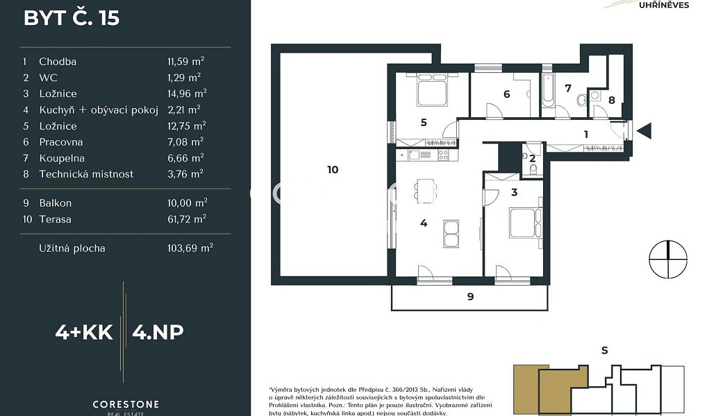Prodej bytu 4+kk 93 m², Praha – náhled fotky 17