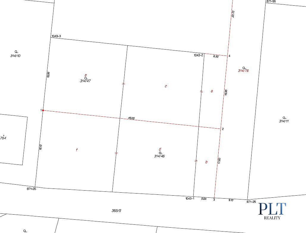 Prodej stavebního pozemku 972 m² – pohled 6