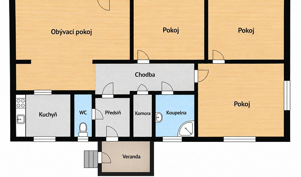 Prodej domu 118 m² s pozemkem 777 m², Přezletice – náhled fotky 6