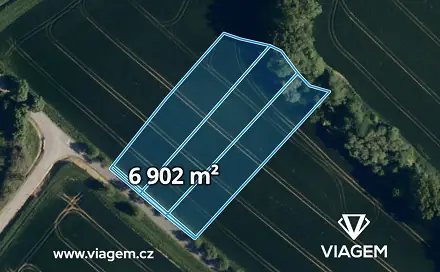 Prodej pole 1 328 m², Kroměříž