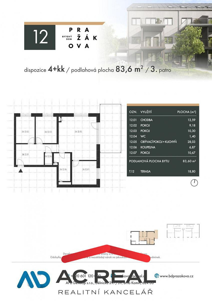 Prodej bytu 4+kk 84 m² – fotografie 4