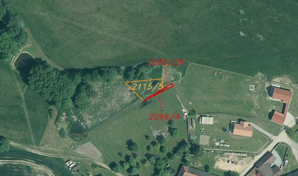 Prodej pozemku 458 m², Trhové Sviny – náhled fotky 4