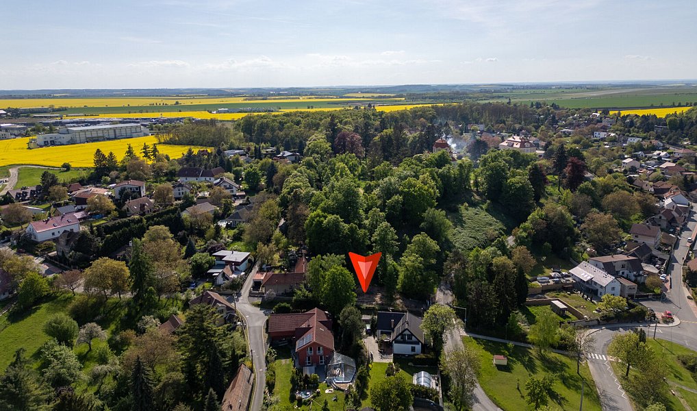 Prodej stavebního pozemku 800 m², Panenské Břežany – náhled fotky 9