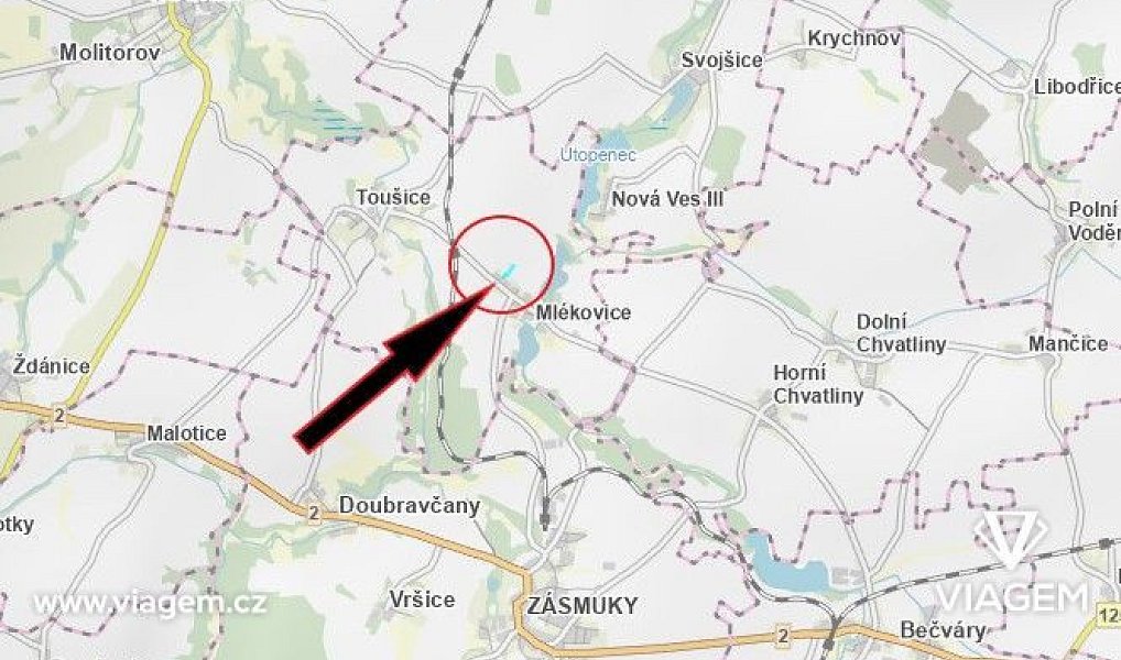 Prodej zahrady 907 m², Toušice – náhled fotky 4