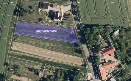 Prodej stavebního pozemku 1 847 m², Kostelany, okres Kroměříž