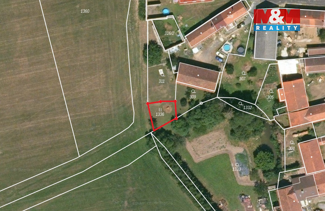 Prodej pole 171 m² – pohled 2