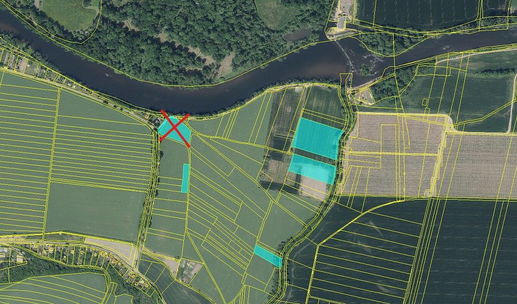 Prodej pole 19 465 m², Libochovice – fotka 1 z 4