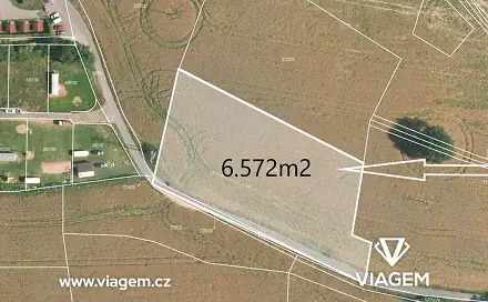 Prodej pole 1 643 m², Kovářov, okres Písek