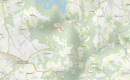 Dražba lesa 2 432 m², Vír