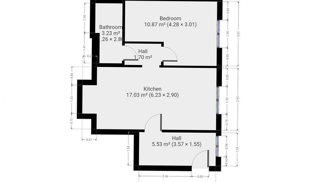 Pronájem bytu 2+kk 40 m², Praha – náhled fotky 13
