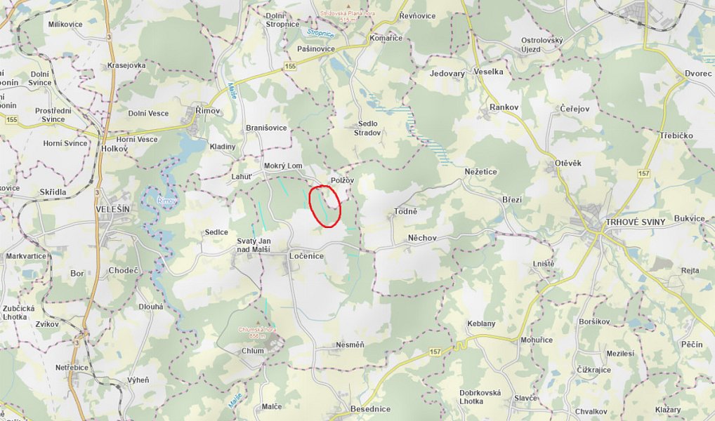 Prodej lesa 7 181 m², Ločenice – náhled fotky 8