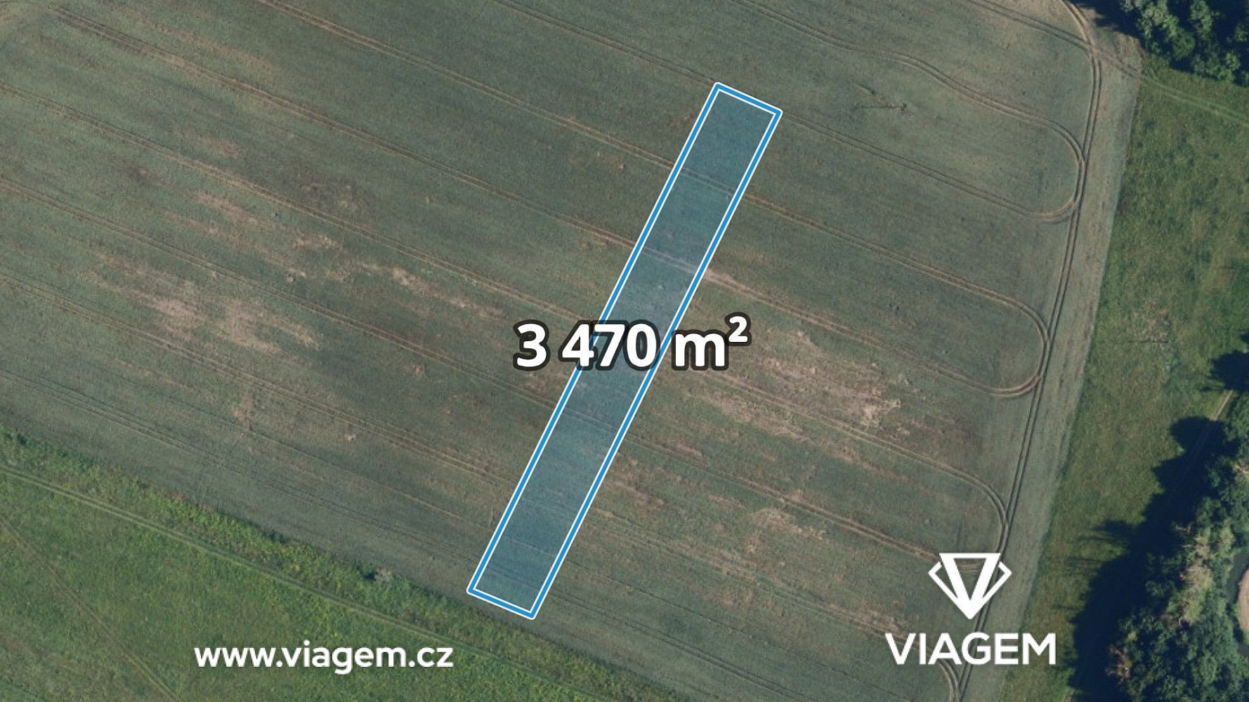 Prodej pole 3 470 m²
