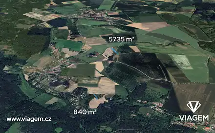 Prodej pole 2 867 m², Prostějovičky, okres Prostějov