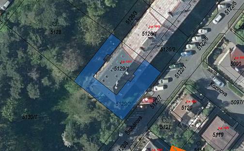 Prodej stavebního pozemku 30 m², Chomutov