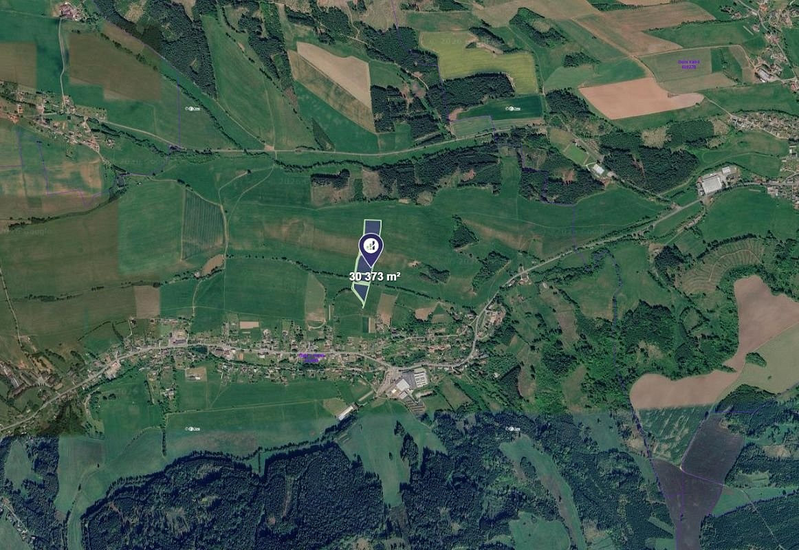 Prodej pole 30 373 m² – pohled 2