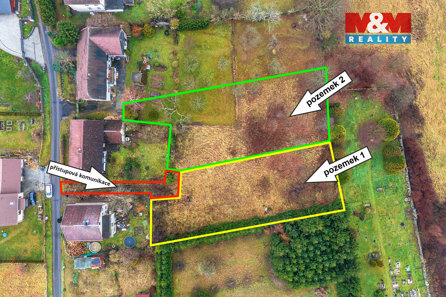 Prodej stavebního pozemku 1 300 m² – fotografie 2