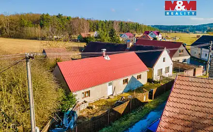 Prodej chaty/chalupy 83 m² s pozemkem 303 m², Zemětice - Chalupy, okres Plzeň-Jih