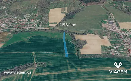 Prodej pole 5 992 m², Osvětimany, okres Uherské Hradiště