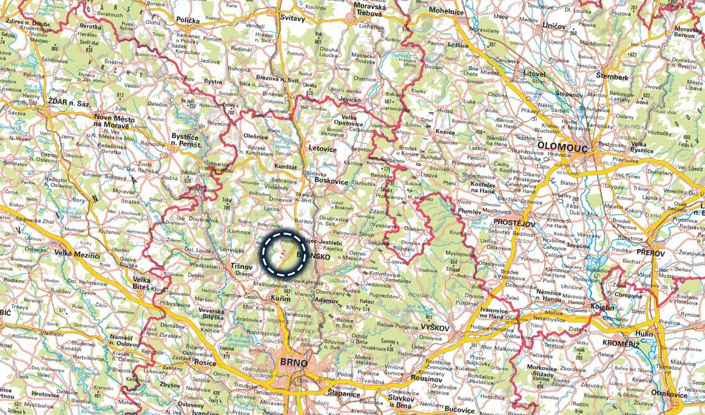 Prodej pole 4 226 m², Újezd u Černé Hory – náhled fotky 5