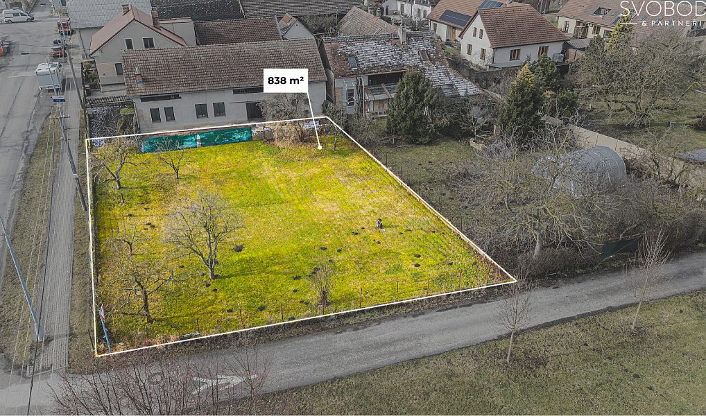 Prodej zahrady 838 m², Skalice – náhled fotky 2