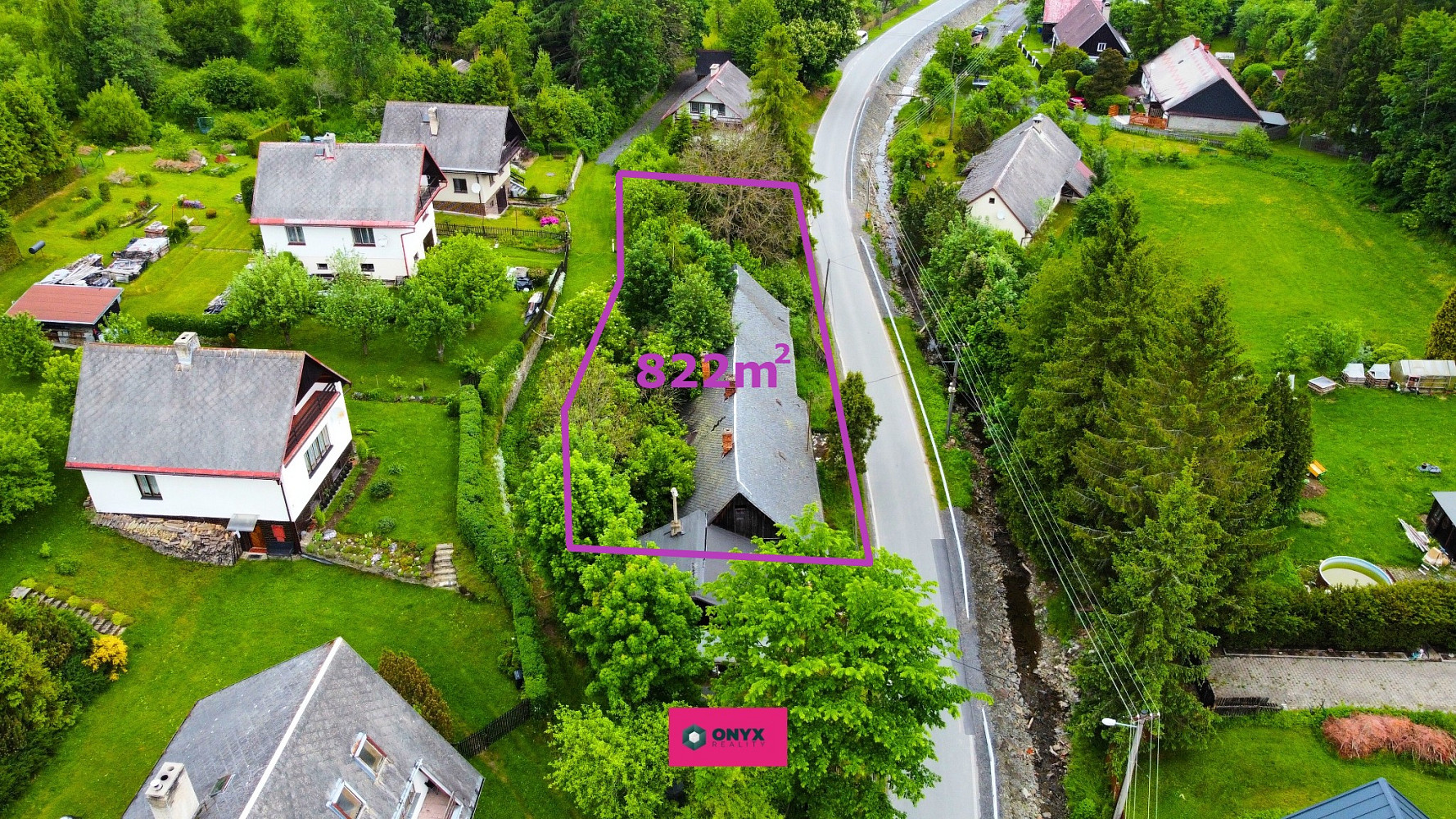 Prodej chalupy 244 m² s pozemkem 822 m²