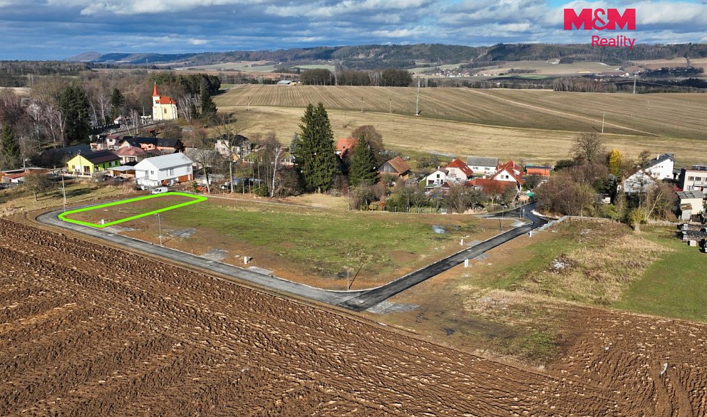 Prodej stavebního pozemku 738 m², Nová Ves u Chotěboře – náhled fotky 3