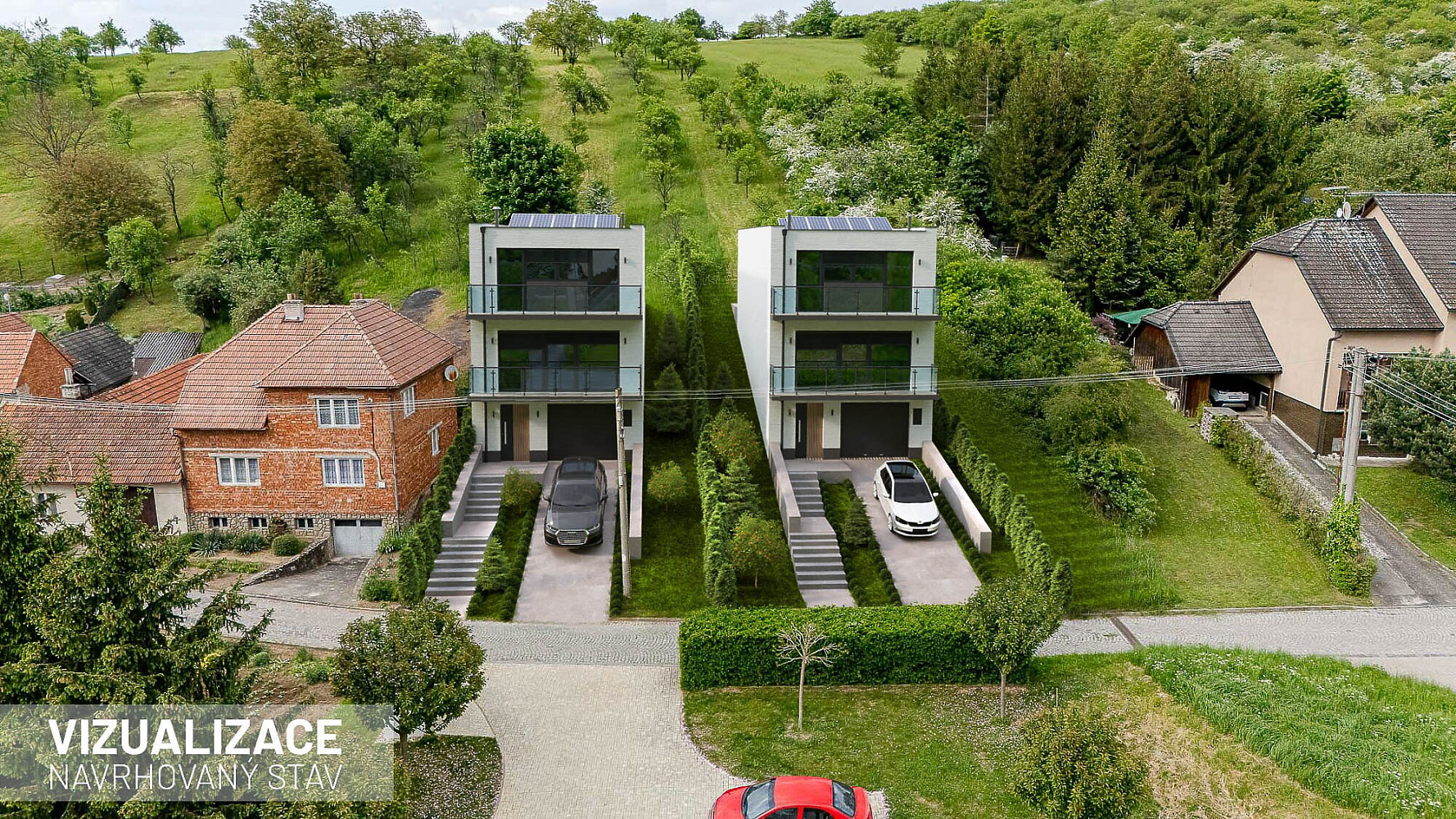 Prodej stavebního pozemku 1 384 m² – pohled 3