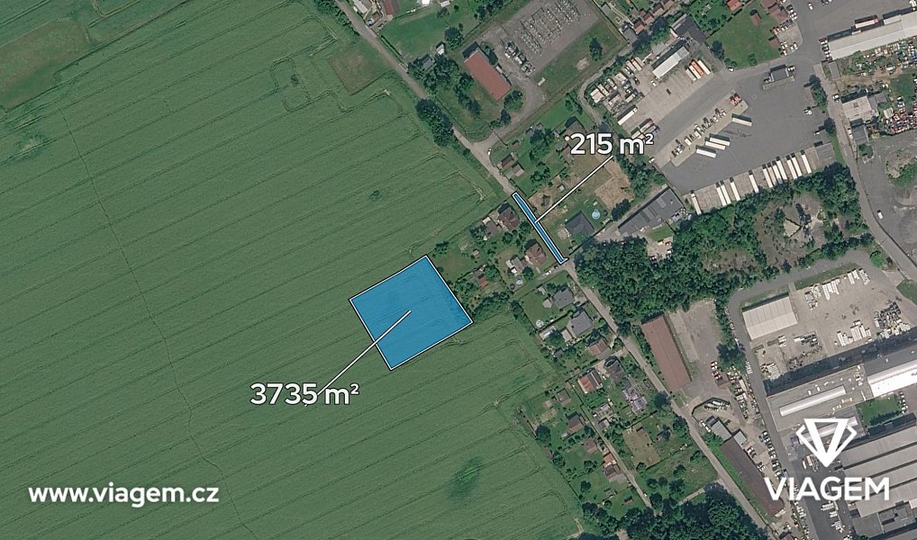 Prodej pole 1 975 m², Karviná – náhled fotky 2