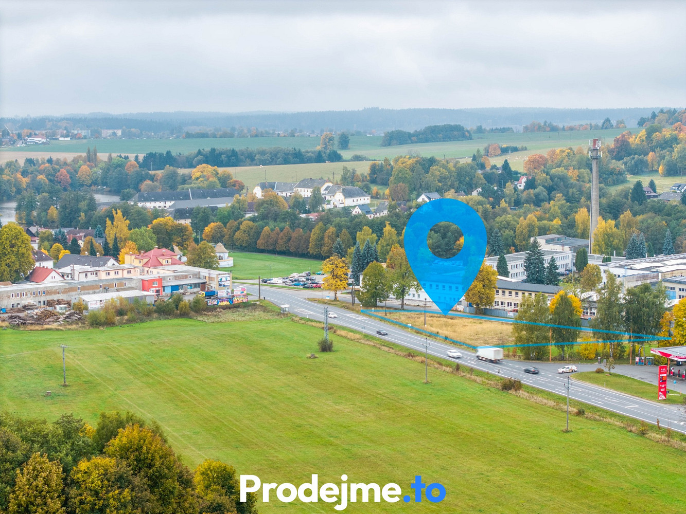 Prodej komerčního pozemku 2 840 m² – fotografie 2